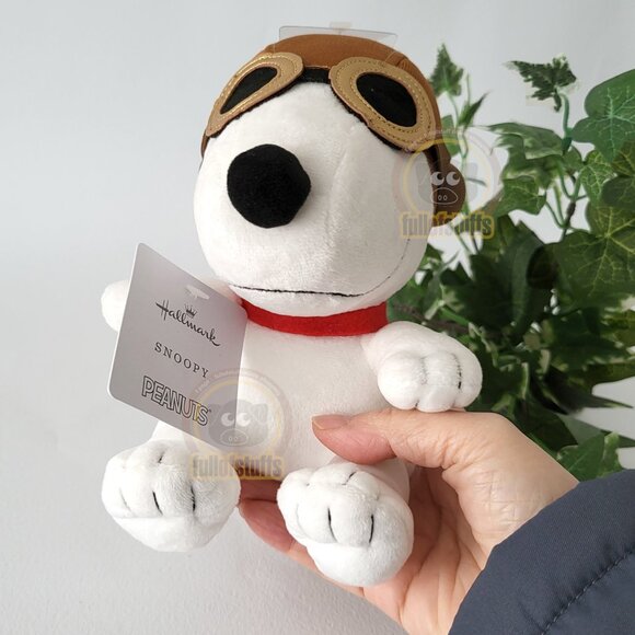 Brand NEW Hallmark Peanuts Flying Ace Snoopy Plush Toy - Picture 3 of 4